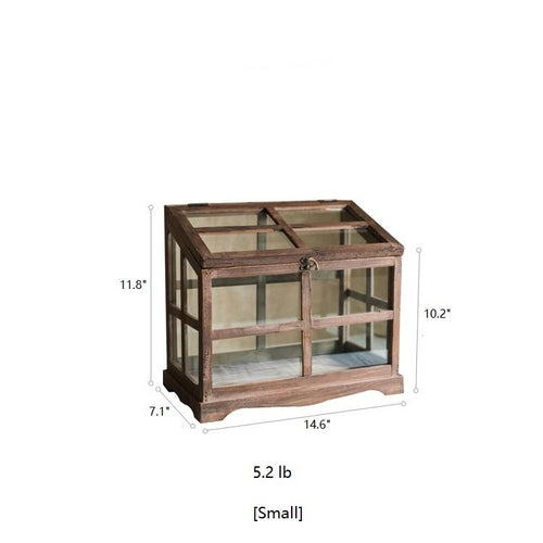 Miniatur Gewächshaus oder Vitrine