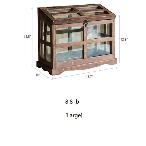 Miniatur Gewächshaus oder Vitrine